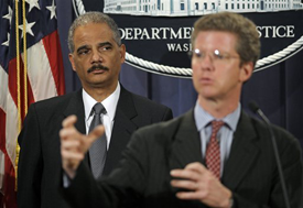 Eric Holder and Shaun Donovan